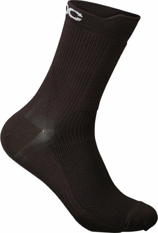 Levně POC Lithe MTB Mid Sock Axinite Brown S Cyklo ponožky