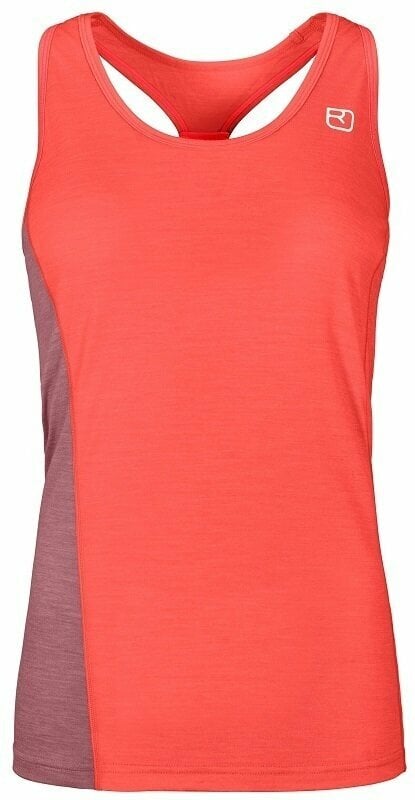 T-shirt outdoor Ortovox 120 Cool Tec Fast Upward Top W Coral Blend M T-shirt outdoor