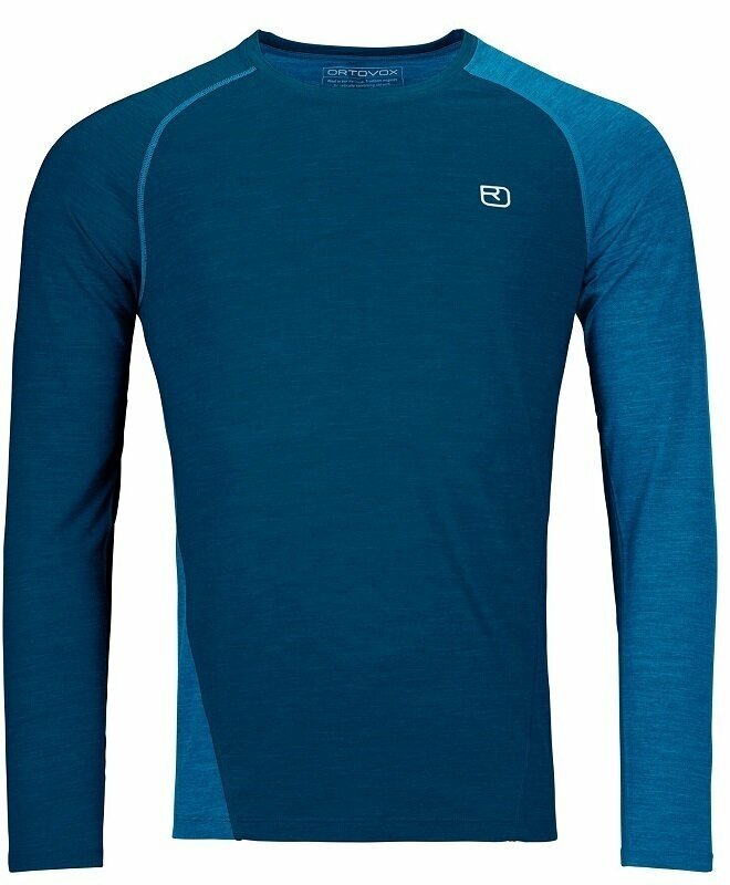 Ortovox 120 Cool Tec Fast Upward LS M Petrol Blue Blend L