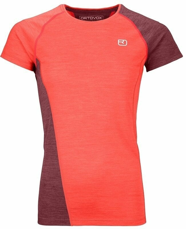 Тениска Ortovox 120 Cool Tec Fast Upward T-Shirt W Coral Blend L Тениска