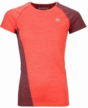 Friluftsliv T-shirt Ortovox 120 Cool Tec Fast Upward T-Shirt W Coral Blend L Friluftsliv T-shirt - 1