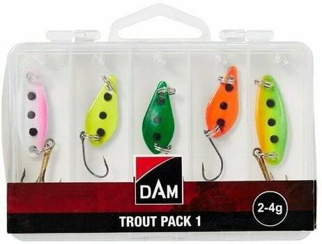 Colher rotativa DAM Trout Pack 1 Mixed 3 cm 2 - 4 g - 1