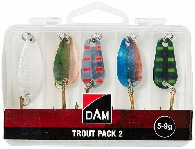 Blyskáč DAM Trout Pack 2 Mixed 4 cm 5 - 9 g Blyskáč