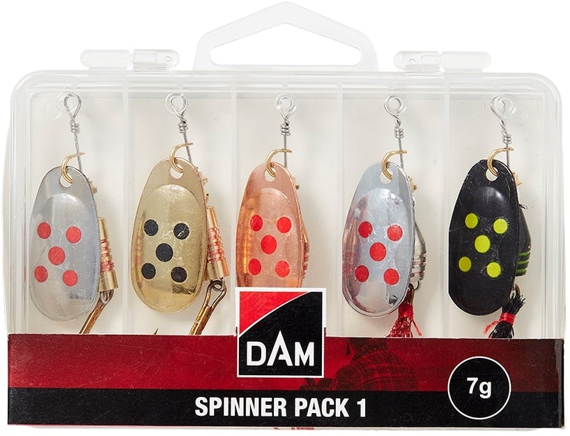 DAM Spinner Pack 5 Mixed 7 g - Muziker