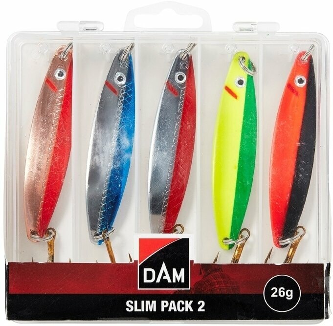 Cuiller DAM Slim Pack 2 Mixed 9 cm 26 g
