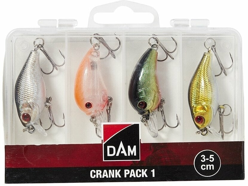 Fishing Wobbler DAM Crank Pack Lure Box Mixed 5 cm 4,5 g