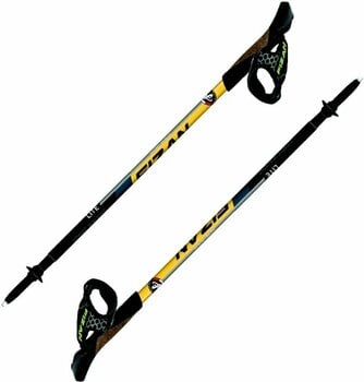 Nordic Walking Poles Fizan Lite Yellow 60 - 132 cm - 1