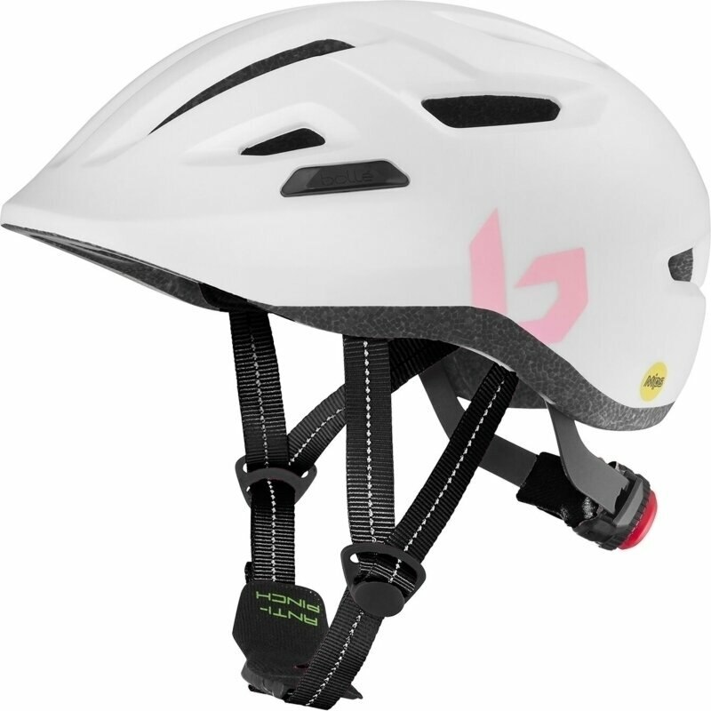 Dětská cyklistická helma Bollé Stance Junior MIPS White Pearl XS Dětská cyklistická helma