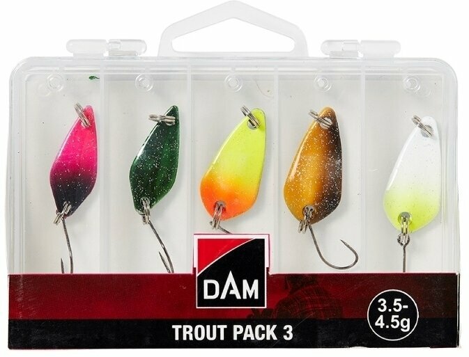 Colher rotativa DAM Trout Pack 3 Mixed 3 cm 3,5 - 4,5 g