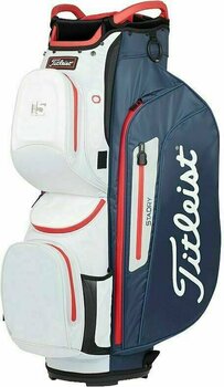 Golf Bag Titleist Cart 15 StaDry Navy/White/Red Golf Bag - 1