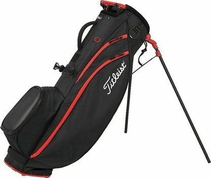 Golfbag Titleist Players 4 Carbon S Black/Black/Red Golfbag - 1