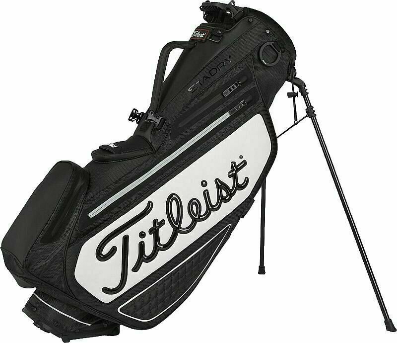Borsa da golf Stand Bag Titleist Tour Series Premium StaDry Black/Black/White Borsa da golf Stand Bag