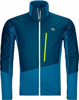 Giacca outdoor Ortovox Westalpen Swisswool Hybrid Jacket M Petrol Blue L Giacca outdoor - 1