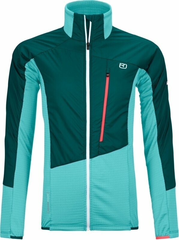Giacca outdoor Ortovox Westalpen Swisswool Hybrid Jacket W Pacific Green L Giacca outdoor