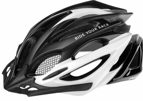 Kolesarska čelada R2 Pro-Tec Helmet Black/White M Kolesarska čelada - 1