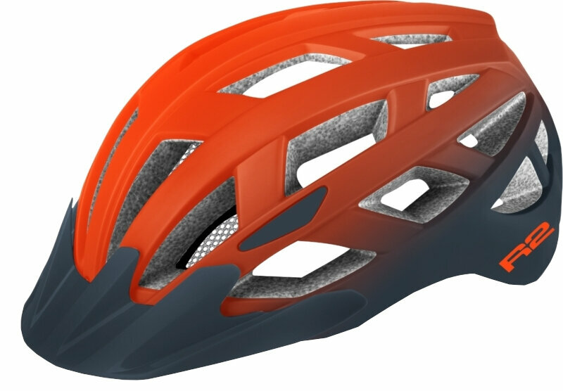 Cykelhjälm R2 Lumen Helmet Black/Orange M Cykelhjälm