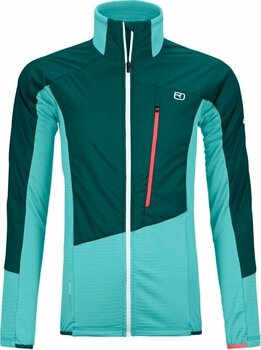 Giacca outdoor Ortovox Westalpen Swisswool Hybrid Jacket W Pacific Green XL Giacca outdoor - 1