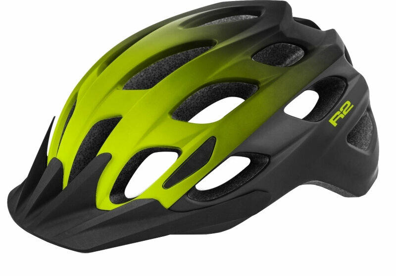 Cyklistická helma R2 Cliff Helmet Black/Neon Yellow S Cyklistická helma