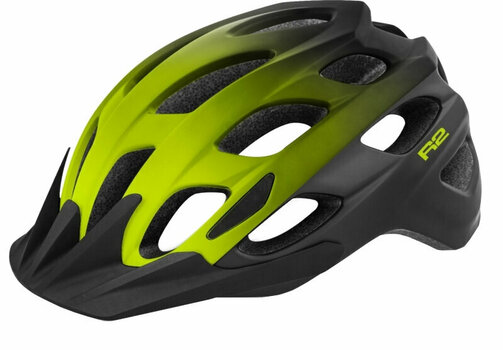 Cyklistická helma R2 Cliff Helmet Black/Neon Yellow M Cyklistická helma - 1