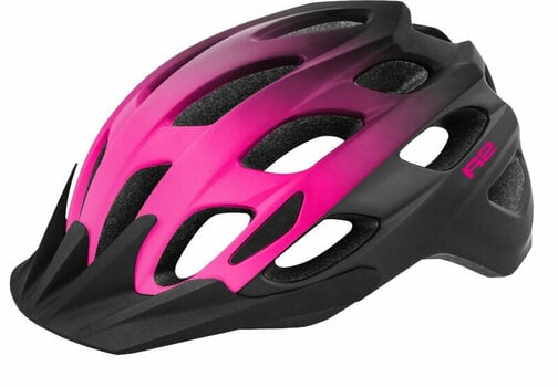 Bike Helmet R2 Cliff Helmet Black/Pink M Bike Helmet - 1