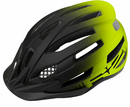 Fietshelm R2 Spirit Helmet Black/Neon Yellow L Fietshelm - 1