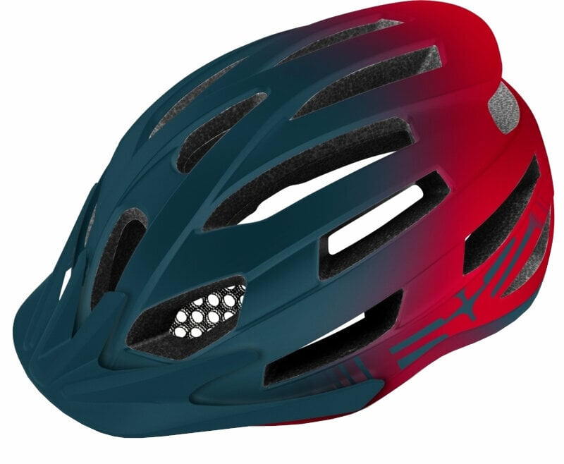 Cykelhjelm R2 Spirit Helmet Petrol Green/Red M Cykelhjelm