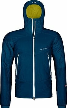 Outdoor Jacke Ortovox Westalpen Swisswool Jacket M Petrol Blue M Outdoor Jacke - 1