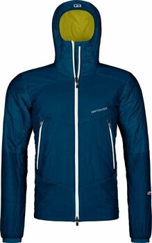 Outdoorjas Ortovox Westalpen Swisswool Jacket M Petrol Blue S Outdoorjas - 1