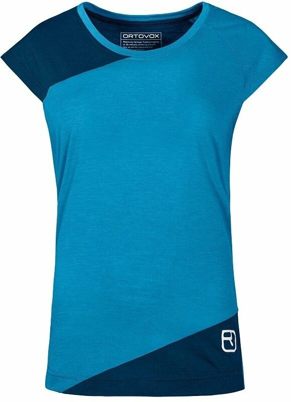 Maglietta outdoor Ortovox 120 Tec T-Shirt W Heritage Blue S Maglietta outdoor