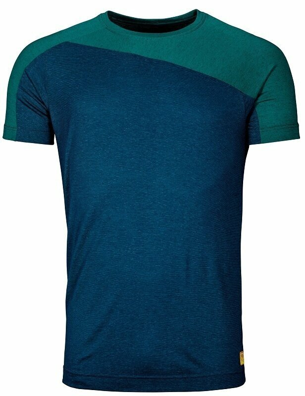 Ortovox 170 Cool Horizontal T-Shirt M Petrol Blue Blend L