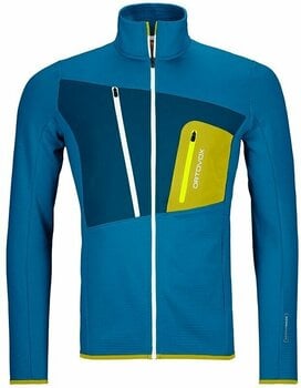 Bluza outdoorowa Ortovox Fleece Grid Jacket M Heritage Blue M Bluza outdoorowa - 1