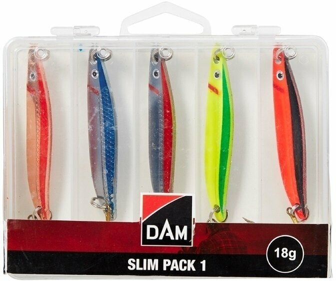 Блесна клатушка DAM Slim Pack 1 Mixed 8 cm 18 g