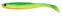 Isca de borracha Savage Gear Slender Scoop Shad Green Yellow 13 cm 12 g