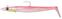 Gumová nástraha Savage Gear Sandeel V2 Pink Pearl Silver 14 cm 33 g