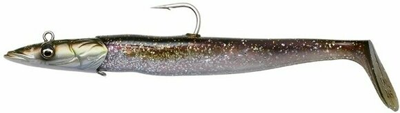 Soft Lure Savage Gear Sandeel V2 Green Silver 15,5 cm 46 g Soft Lure - 1