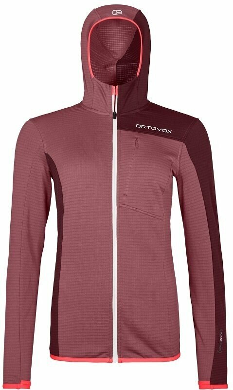 Ortovox Pulóver Fleece Light Grid Hooded Jacket W Mountain Rose XL