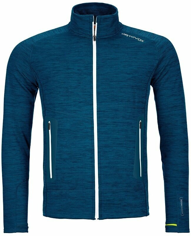 Ortovox Pulóver Fleece Light Jacket M Petrol Blue Blend M