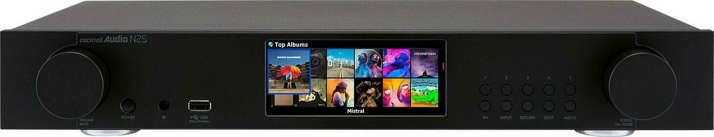 Hi-Fi Network Player cocktailAudio N25 Black Hi-Fi Network Player