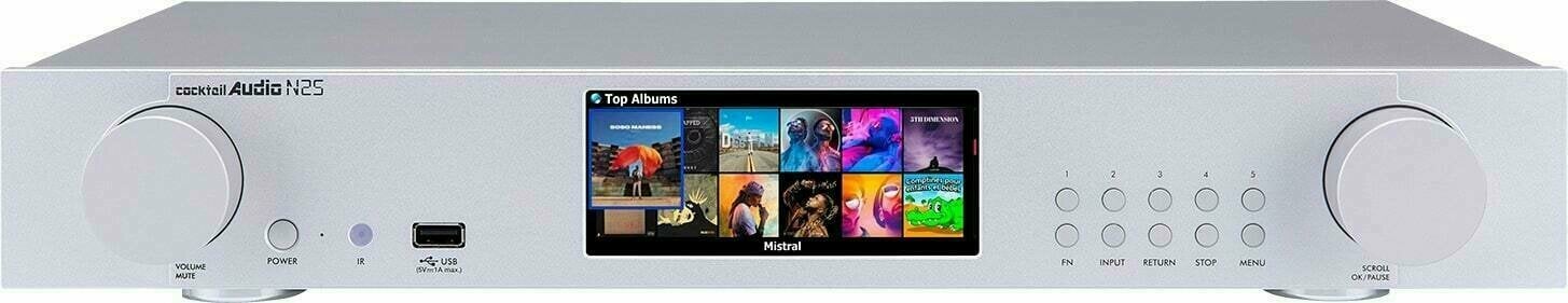 Hi-Fi Network Player cocktailAudio N25 Silver Hi-Fi Network Player