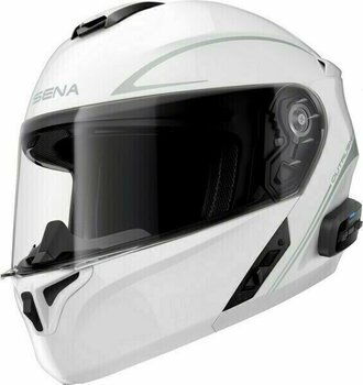 Helm Sena Outrush R Glossy White S Helm (Neuwertig) - 1