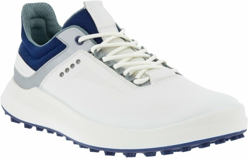 Golfsko til mænd Ecco Core White/Silver Mettalic/Blue Depths 40 Golfsko til mænd