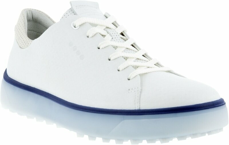 Men's golf shoes Ecco Tray White/Blue Depth 41