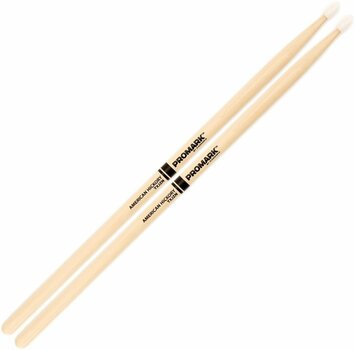 Drumsticks Pro Mark TXJZN American Hickory 7A Jazz Drumsticks - 1