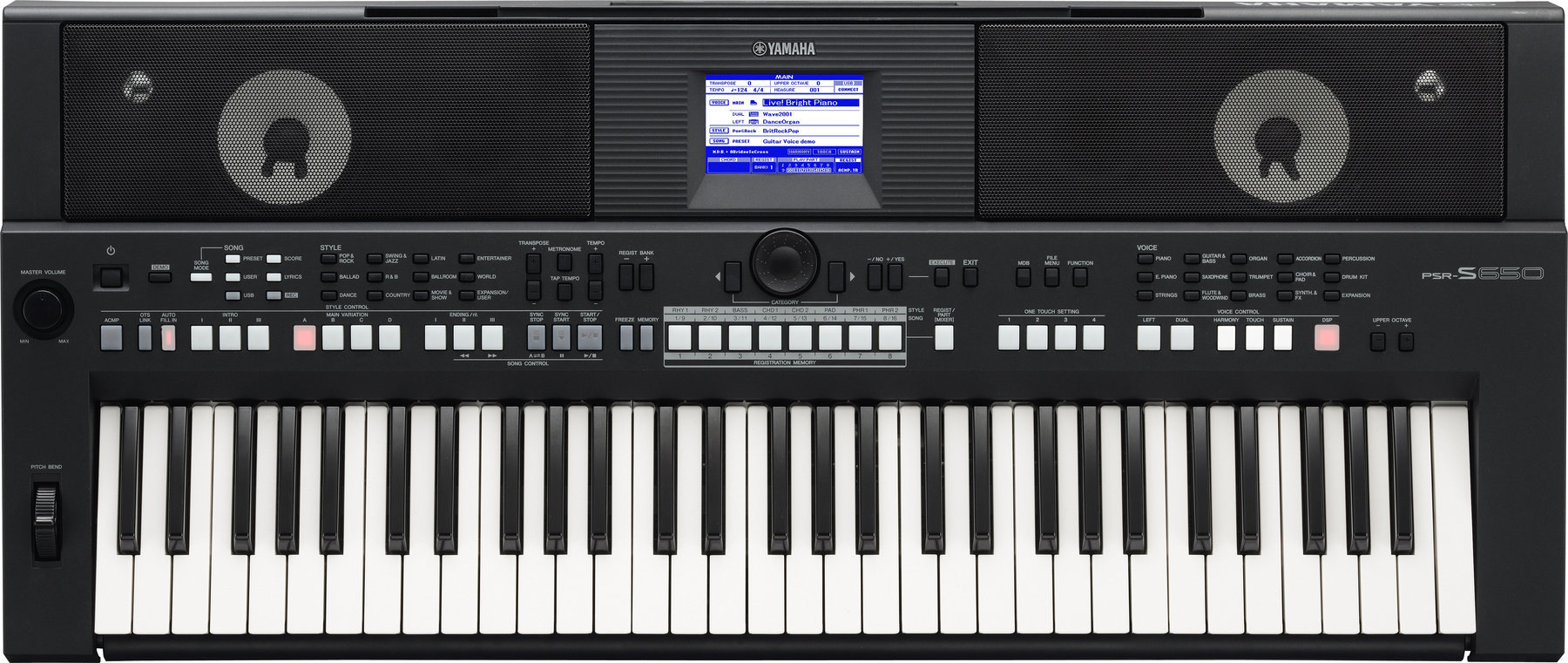 Profesionálny keyboard Yamaha PSR S650