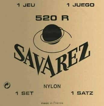 Nylon strune za klasično kitaro Savarez 520R Carte - 1