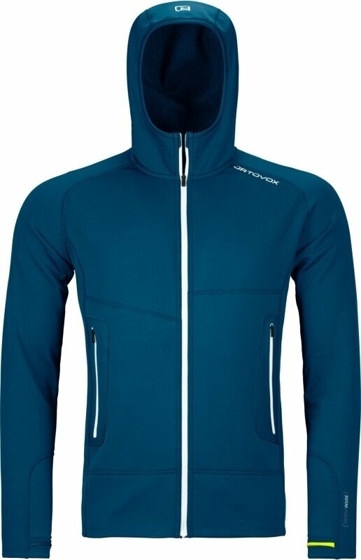 Bluza outdoorowa Ortovox Fleece Light Hoody M Petrol Blue XL Bluza outdoorowa