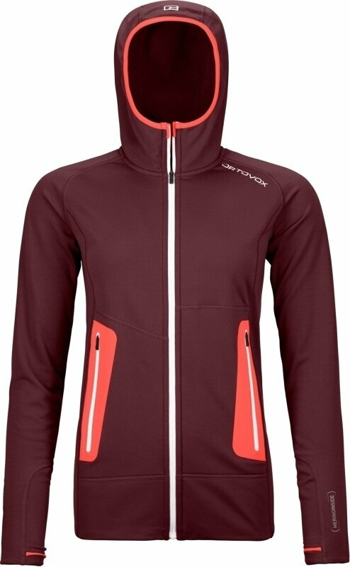 Ortovox Pulóver Fleece Light Hoody W Winetasting XL