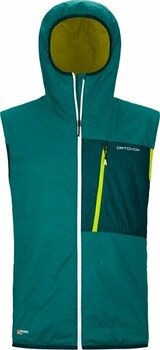 Outdoor Vest Ortovox Swisswool Piz Duan Vest M Pacific Green 2XL Outdoor Vest - 1