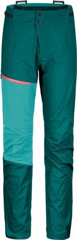 Outdoorové nohavice Ortovox Westalpen 3L Light Pants W Pacific Green L Outdoorové nohavice