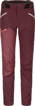 Outdoorové kalhoty Ortovox Westalpen Softshell Pants W Winetasting L Outdoorové kalhoty - 1